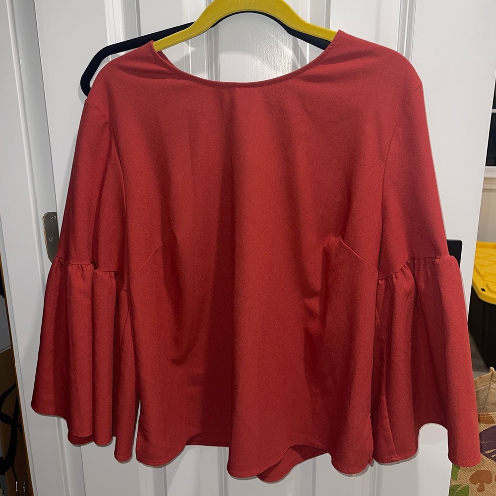 Red Size X Blouse